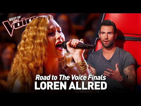 Before &#039;Never Enough&#039;, Loren Allred SHINED BRIGHT on The Voice | Road to The Voice Finals